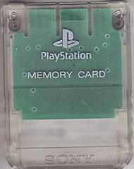 PS1 Memory Card [Clear] | (Pre-Owned: Loose) (Playstation)