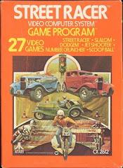 Street Racer [Text Label] | (Pre-Owned: Loose) (Atari 2600)