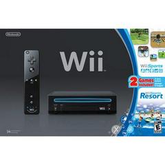 Nintendo Wii Sports & Wii Sports Resort Black Console | (Pre-Owned: Loose) (Wii)